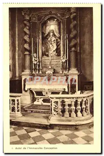 Cartes postales Autel de I&#39Immaculee Conception