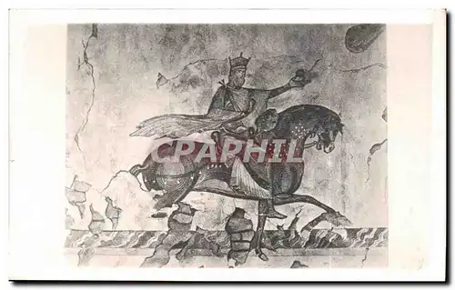 Cartes postales Roi sur son cheval