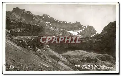 Ansichtskarte AK Environs d&#39Annecy Le Massif de la Tournette