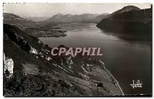 Ansichtskarte AK Lac du Bourget Vue panoramique prise de la Chambotte