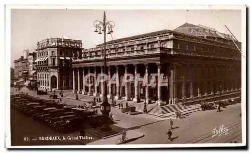 Cartes postales Bordeaux Le grand theatre