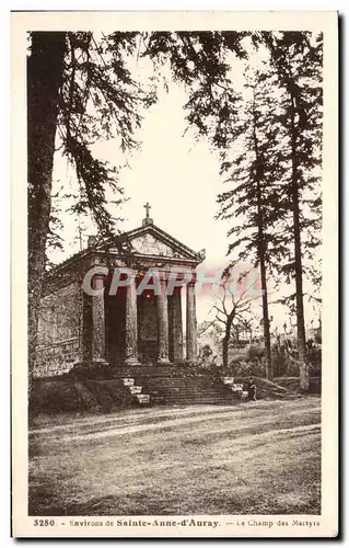 Cartes postales Environs de Sainte Anne d'Auray Le Champ Des martyrs