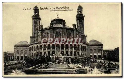 Cartes postales Paris Le Palais du Trocadero