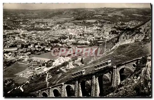 Cartes postales Lourdes Vue Generale depuis le viaduc du Pic de Jer