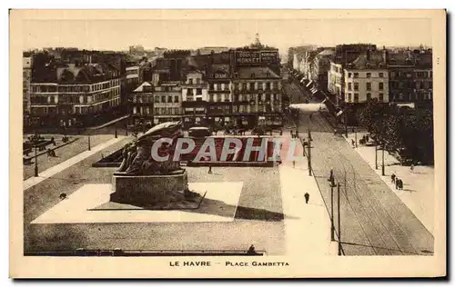 Cartes postales Le Havre place gambetta