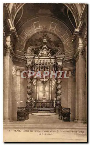 Cartes postales Paris dome des invalides