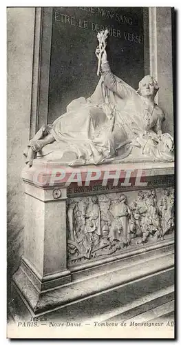Ansichtskarte AK Paris notre dame tombeau de monseigneur Affre