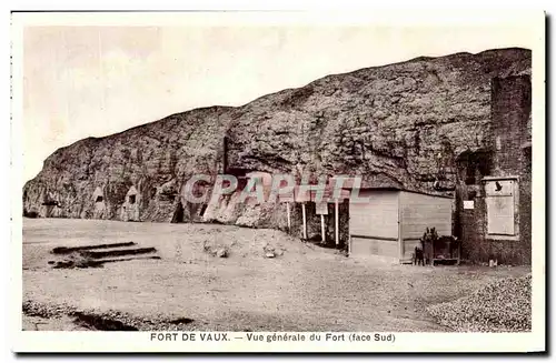 Cartes postales Fort De Vaux Vue generale du Fort (Face Sud) Militaria