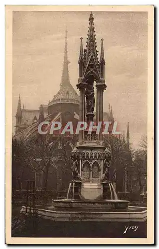 Ansichtskarte AK Paris Abside de Notre Dame