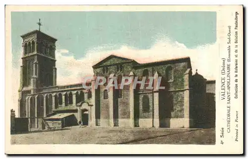 Cartes postales Valence (Drome) Cathedrale Saint Apollinaire (Ensemble Sud Ouest)