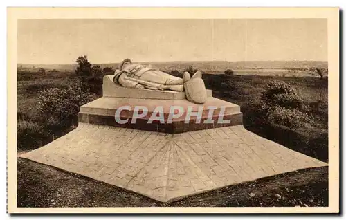 Ansichtskarte AK Verdun le soldat du droit monument eleve en face du cimetiere national de douaumont Militaria