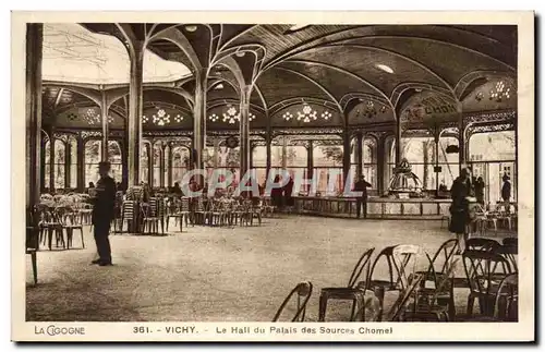 Cartes postales La Cigogne vichy le hall du palais des sources chomel