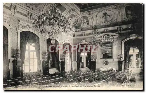 Cartes postales Vichy le casino salle des fetes