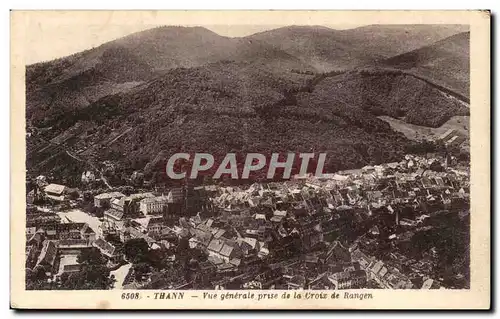 Cartes postales Thann Vue generale prise de la Croix de Rangen