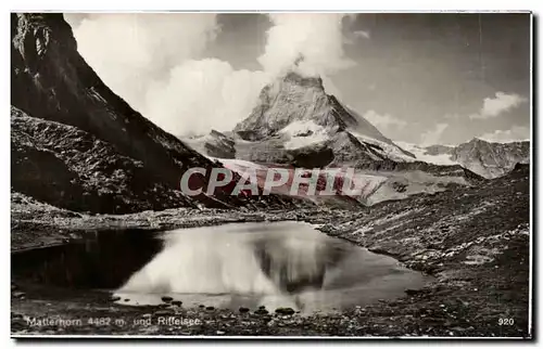 Cartes postales Matterhorn Riffelsee