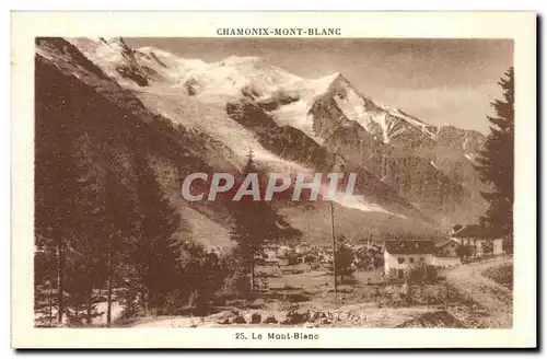 Cartes postales Chamonix Mont Blanc