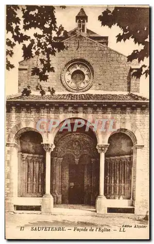 Cartes postales Sauverre Facade de L&#39eglise