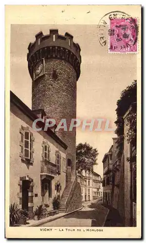 Cartes postales Vichy La Tour L&#39Horloge