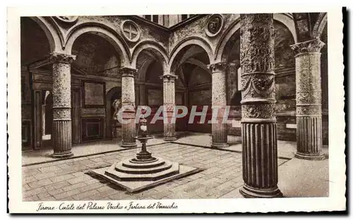 Cartes postales Firenze cotile del palauo vecchio e fartara del verocchio