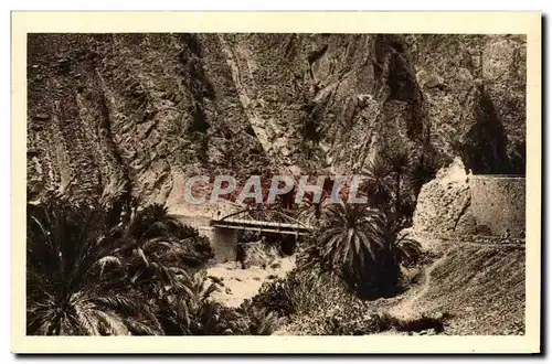 Cartes postales El kantara le pont en fer Algerie