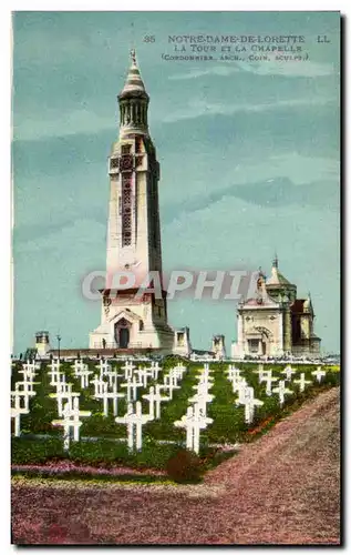 Cartes postales Notre Dame De Lorette La Tour Et La Chapelle