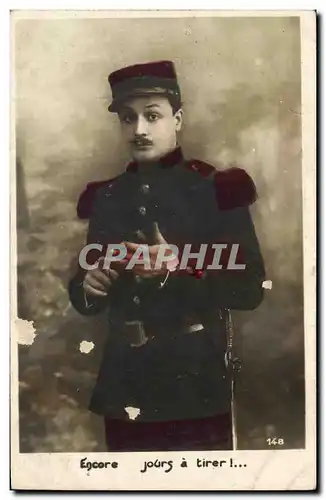 Cartes postales Encore Jours a tirer Militaria