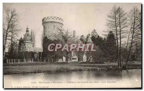 Ansichtskarte AK Environs d&#39Evreux Chateau de Conde sur Iton Les Ecuries