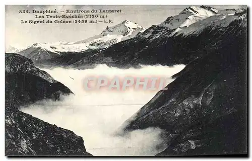 Ansichtskarte AK Dauphine environs du lautaret les trois eveches le signal du Goleon