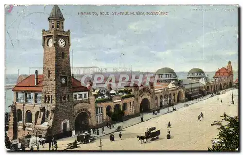Cartes postales Hamburg neue st pauli landungsbrucke
