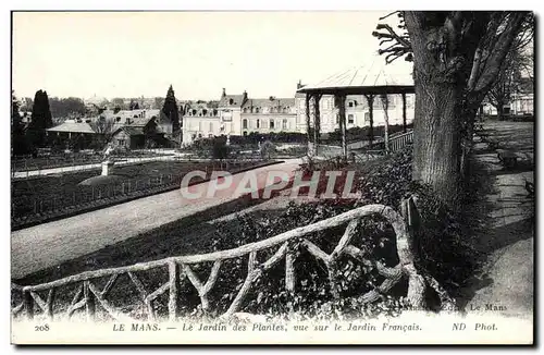 Ansichtskarte AK Le mans le jardin des plantes vue sur le jardin francais