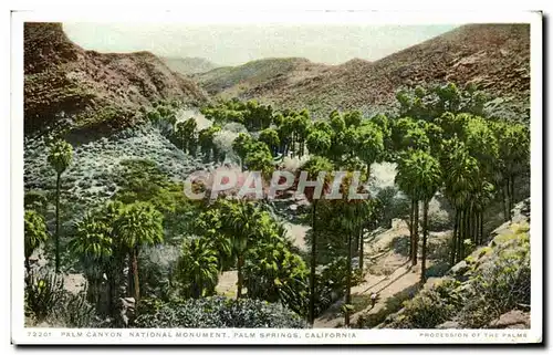 Cartes postales Palm canyon national monument palm springs california