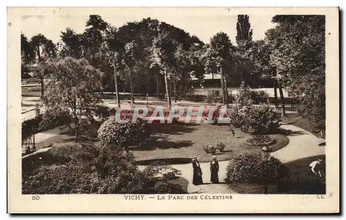 Cartes postales Vichy le parc des celestins