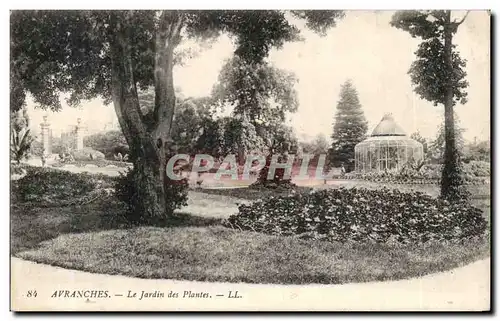 Ansichtskarte AK Avranches le jardin des plantes