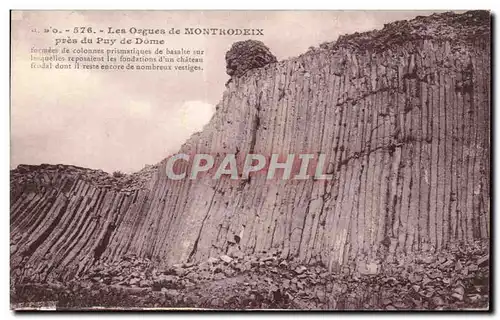 Ansichtskarte AK Les orgues de montrodeix pres du puy