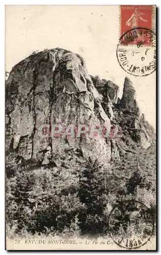 Cartes postales Env du mont dore le pic du capucin