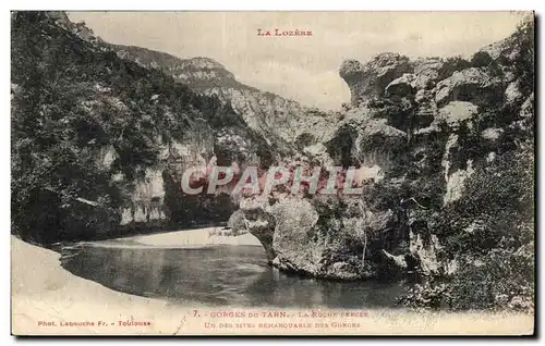 Ansichtskarte AK La Lozere gorges du tarn la roche percee