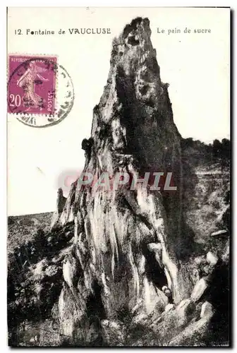 Cartes postales Fontaine de vaucluse le pain de sucre