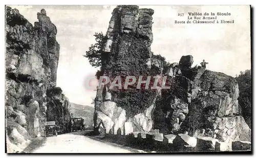 Cartes postales Vallee de la sioule le roc armand route de chateauneuf a ebreuil