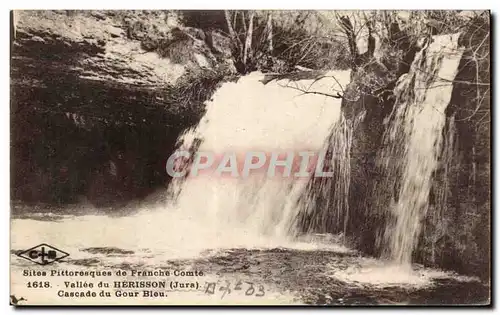 Ansichtskarte AK Sites pittoresques de franche comte vallee du herisson cascade du gour bleu