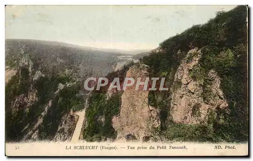 Ansichtskarte AK La schlucht vosges vue prise du petit tanneck