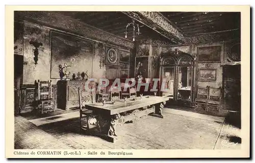 Cartes postales Chateau de cormatin salle du bourguignon