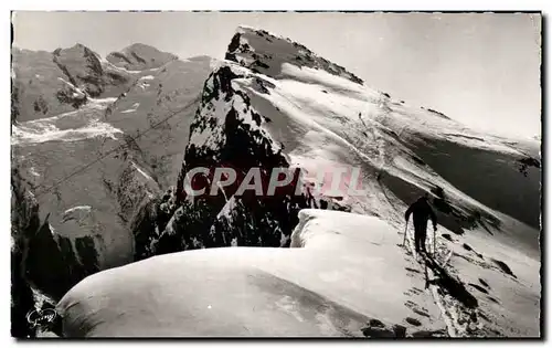 Cartes postales Chamonix mont blane hte savoie le mont blance depart des pises du brevent