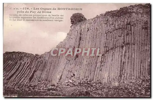 Ansichtskarte AK Les Orguen de Montrodeix Pres du Puy de Dome