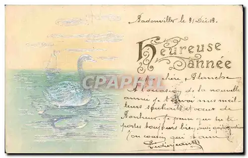 Cartes postales Fantaisie Cygne