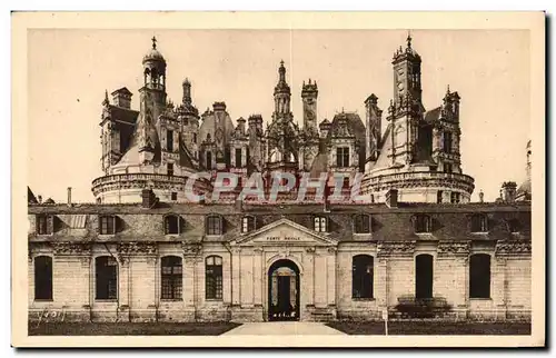 Cartes postales La Douce France Chateaux De La Loire Chambord la Porte Royale