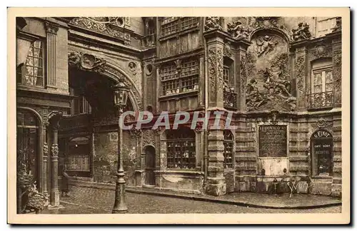 Ansichtskarte AK La Douce France Rouen Groupe pittoresque de Batiments Renaissance Rue de la Grosse Horloge