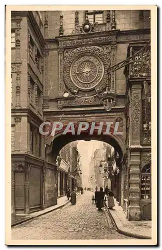 Ansichtskarte AK La Douce France Rouen La Grosse Horloge