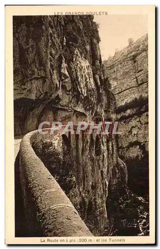 Cartes postales La Route en a Pic et les Tunnels