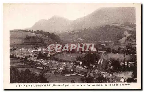 Cartes postales Saint Pe De Bigorre Vue Panoramique Prise de la Tourette