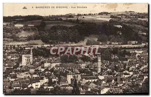 Cartes postales Bagneres de Bigorre Vue generale